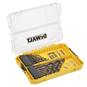 DT70755 DEWALT 21-częściowy zestaw wierteł do metalu BLACK&GOLD TOUGHCASE