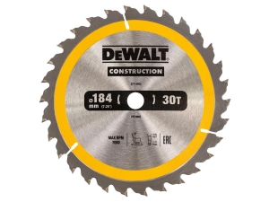 DT1942 DEWALT Tarcze do pilarek ręcznycha 184x30mm 30T (AC)