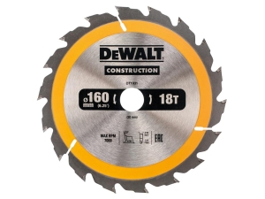 DT1931 DEWALT Tarcze do pilarek ręcznych 160x20mm 18T (AC)