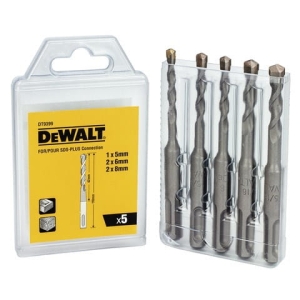 DEWALT DT9399 5pcs SDS+ Set ZESTAW WIERTEŁ SDS śr. 5, 2x 6, 2x 8 (160 mm),