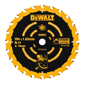 DT10302 DEWALT Tarcza Pilarska  184 x 16 mm, 24 zęby
