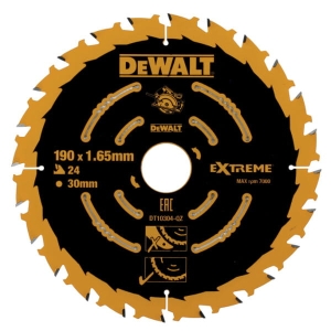 DT10304 DEWALT Tarcza Pilarska  190 x 30 mm, 24 zęby