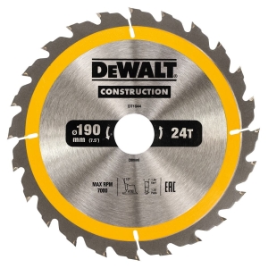 DT1944 DEWALT Tarcze do pilarek ręcznych 190x30mm 24T (AC)