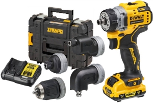 DEWALT DCD703L2T 12V XR WIERTARKO-WKRĘTARKA Z WYMIENNYMI GŁOWICAMI 2X3Ah TSTAK