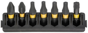 DT70810 DEWALT 7 szt. Bity PH/PZ/TX 25mm TOUGHCASE FLEXTORQ