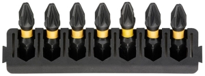 DT70811 DEWALT 7 szt. Bity PZ2 25mm TOUGHCASE FLEXTORQ