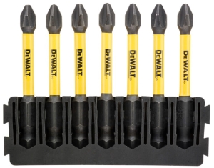 DT70817 DEWALT 7 szt. Bity PH2 57mm TOUGHCASE FLEXTORQ