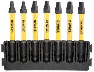 DT70824 DEWALT 7 szt. Bity KWADRAT 57mm TOUGHCASE FLEXTORQ