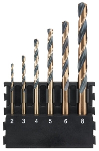 DT70828 DEWALT 6 szt. Wiertła do metalu BLACK&GOLD TOUGHCASE