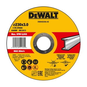 DWA4525IA DEWALT Tarcza do cięcia stali 230X3X22MM