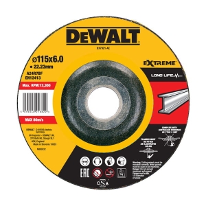 DX7921 DEWALT Tarcza szlifierska do stali 115X6X22,23MM