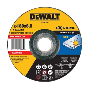 DX7961 DEWALT Tarcza szlifierska do stali 180 x 6 x 22,23MM