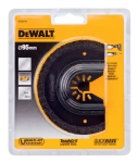 DT20718 DEWALT Brzeszczot półokrągły z węglikiem do szybkiego usuwania fug 25 x 95 mm