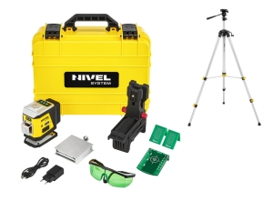 Nivel System CL3G LASER KRZYŻOWY ZIELONY 3x360  Zestaw ze statywem SJJ-M1 EX