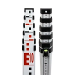 Łata teleskopowa TS-50, 5m z libelką i pokrowcem