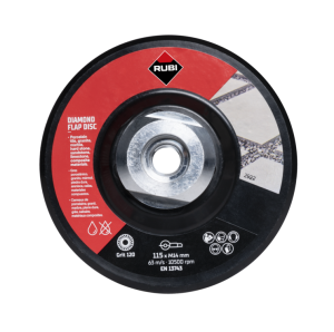 RUBI Tarcza do szlifowania FLAP 100/120 ŚREDNI 125MM