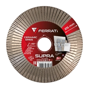 SUPRA FERRATi 125 Tarcza diamentowa tnąca i szlifująca 125mm