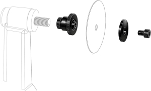 DISTAR Zestaw Adapterów do miniszlifierek d5,8/9,6 