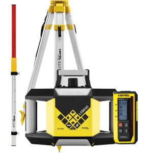 Nivel System NL320R DIGITAL NIWELATOR LASEROWY CZERWONY z czujnikiem cyfrowym , Statywem SJJ1 i Łatą LS-24 Spadki Manualne