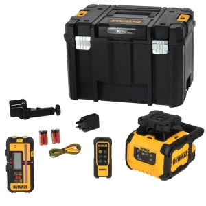 DCLE15211R DEWALT CZERWONY ROTACYJNY LASER LI-ION - USB
