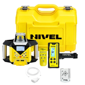 Nivel System NL620R DIGITAL NIWELATOR LASEROWY CZERWONY z czujnikiem cyfrowym , Spadki Manualne 