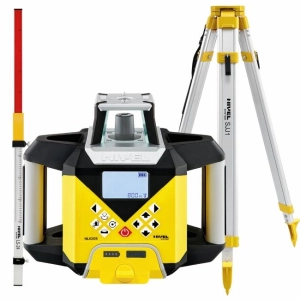 Nivel System NL620R DIGITAL NIWELATOR LASEROWY CZERWONY z czujnikiem cyfrowym , Statywem SJJ1 i Łatą LS-24 Spadki Manualne