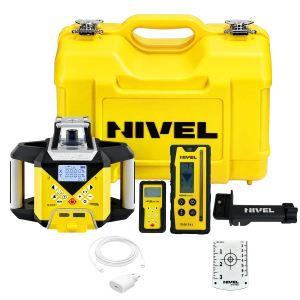 Nivel System NL640R DIGITAL NIWELATOR LASEROWY CZERWONY z czujnikiem cyfrowym , Spadki Cyfrowe