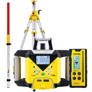 Nivel System NL640G DIGITAL NIWELATOR LASEROWY ZIELONY z czujnikiem cyfrowym , Statywem SJJ32 i Łatą LS-24 Spadki Cyfrowe