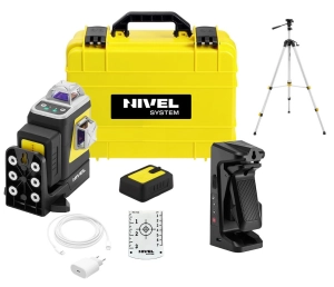 Nivel System CLx3G MOTOR LASER KRZYŻOWY ZIELONY 3x360 zestaw Ze Statywem SJJ M1 EX