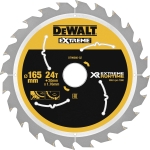 DEWALT DT99560 XR FlexVolt Tarcze pilarskie do pilarki tarczowej 165mm x 20mm 24T; Cięcie wzdłużne