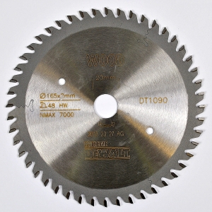 DT1090 DEWALT Tarcza Pilarska  165x20mm, 48 zęby ATB