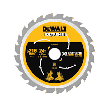 DEWALT DT99570 XR FlexVolt Tarcze pilarskie do pilarki tarczowej 216mm x 30mm 60T; Cięcie poprzeczne