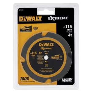 DT20421 DEWALT Tarcza pilarska do plyt cementowych do pilarki DCS571 115x9,5/4 zęby diamentowe