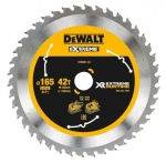 DEWALT DT99561 XR FlexVolt Tarcze pilarskie do pilarki tarczowej 165mm x 20mm 42T; Cięcie wzdłużne, poprzeczne