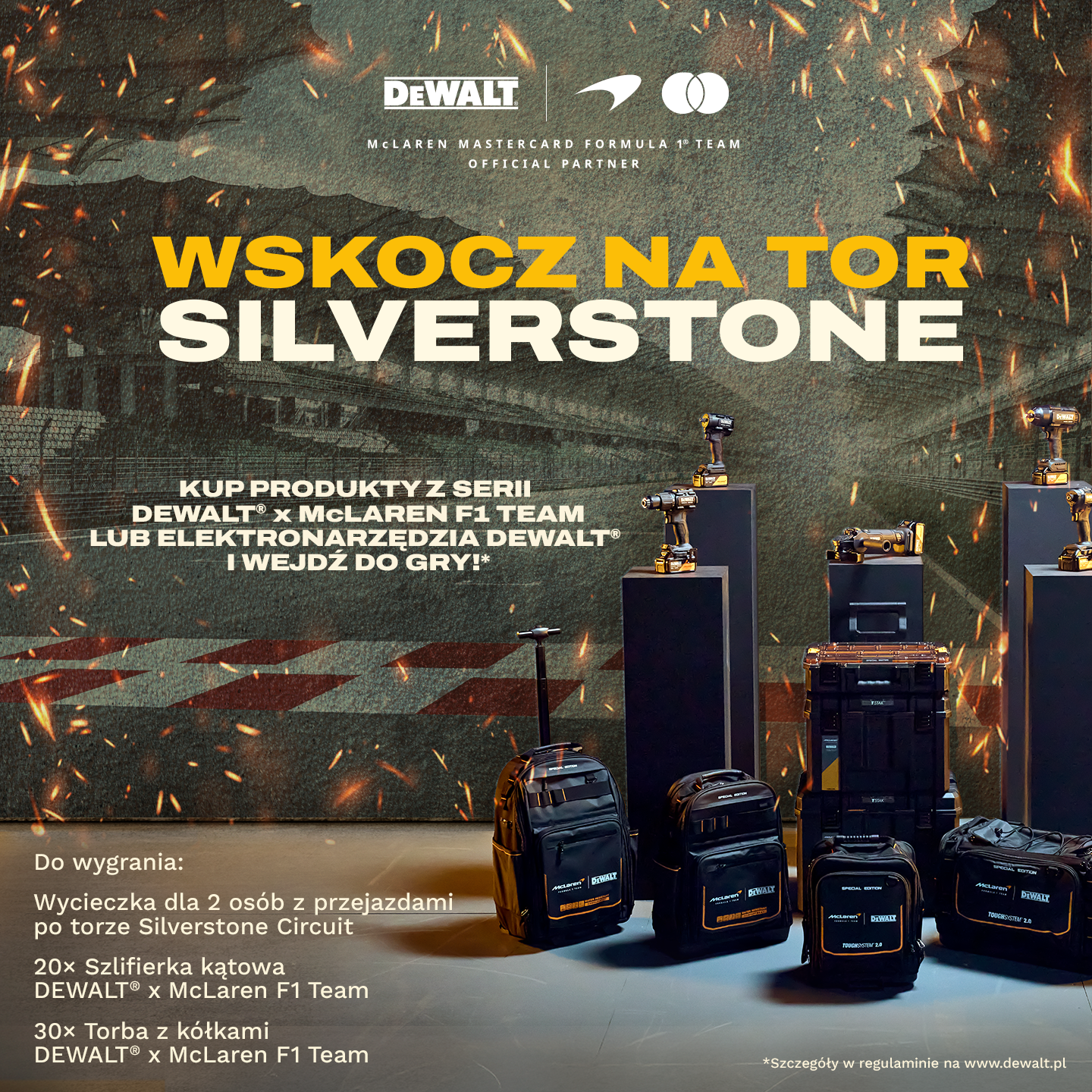WSKOCZ NA TOR SILVERSTONE Z DEWALT®!