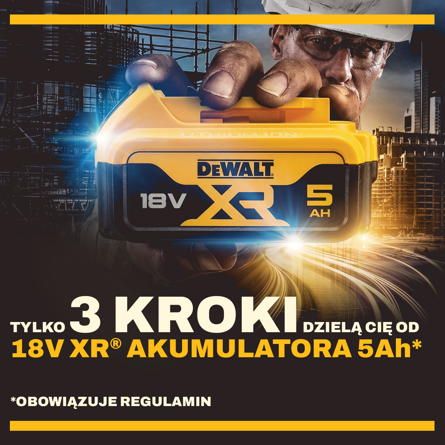 ODBIERZ DARMOWY 18V XR® AKUMULATOR 5AH (DCB184-XJ)